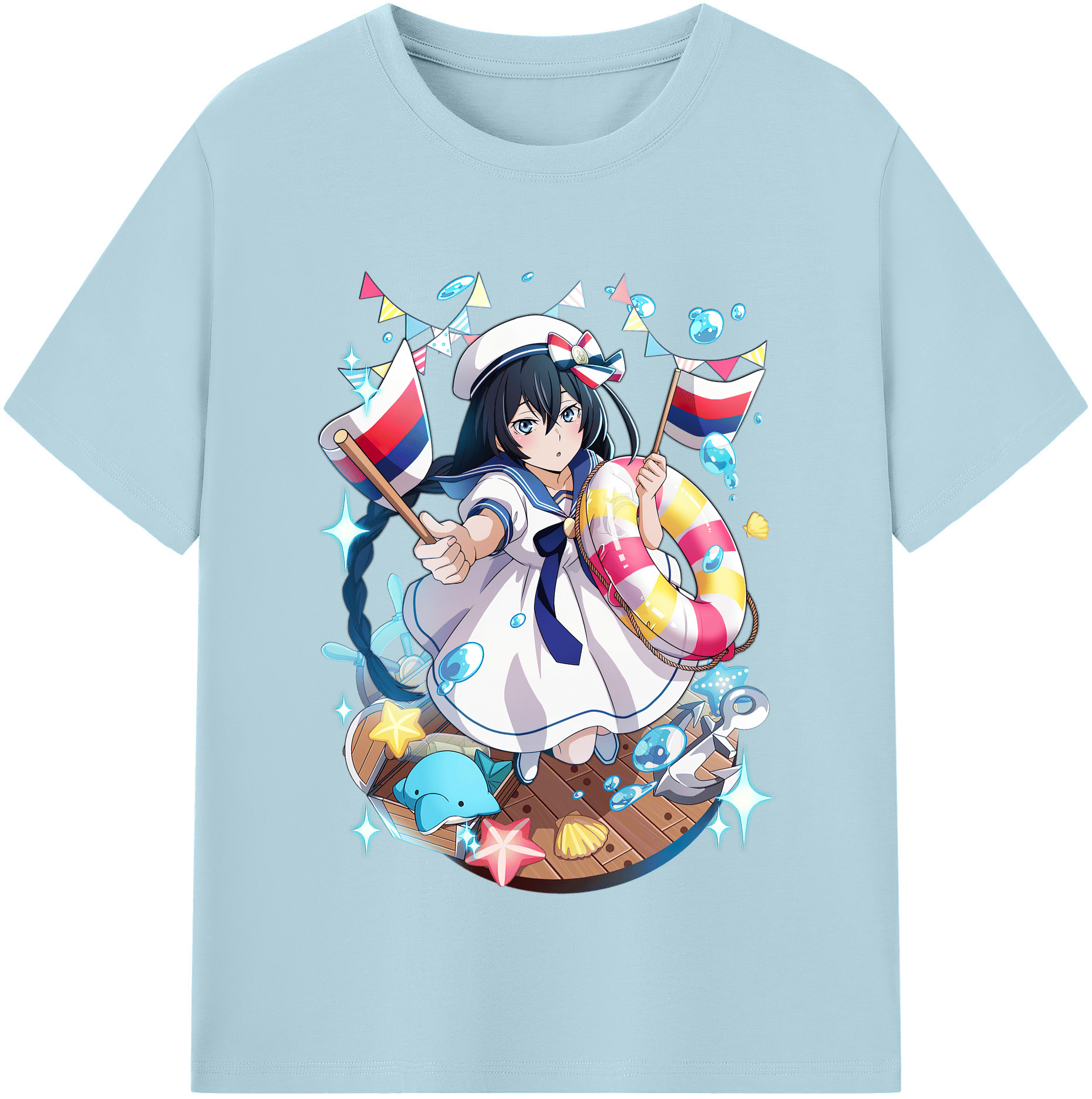 （画像用） 文豪ストレイドッグス Bungo Stray Dogs 綿100％半袖Tシャツ（フロントプリント）